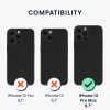 Kwmobile tok Apple iPhone 13 Pro Max készülékhez, fekete/átlátszó, szilikon, 61941.01