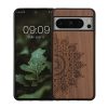 Kwmobile Google Pixel 8 Pro tok, barna, fa/szilikon, 61876.01