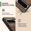 Kwmobile Google Pixel 8 Pro tok, barna, fa/szilikon, 61876.01