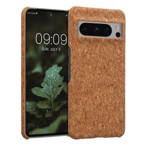 Kwmobile Google Pixel 8 Pro tok, világosbarna, parafa, 61878.24
