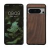 Kwmobile Google Pixel 8 Pro tok, barna, fa/szilikon, 61872.18