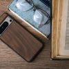 Kwmobile Google Pixel 8 Pro tok, barna, fa/szilikon, 61872.18