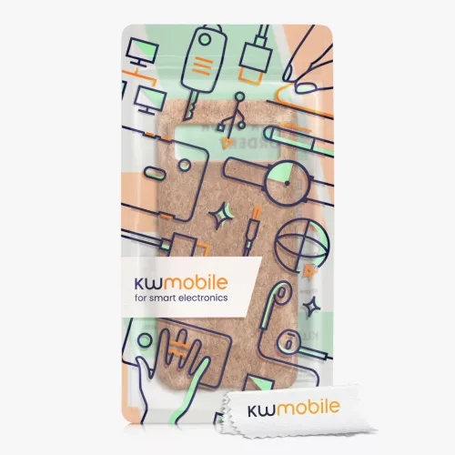 Kwmobile Google Pixel 8 tok, világosbarna, parafa, 61877.24