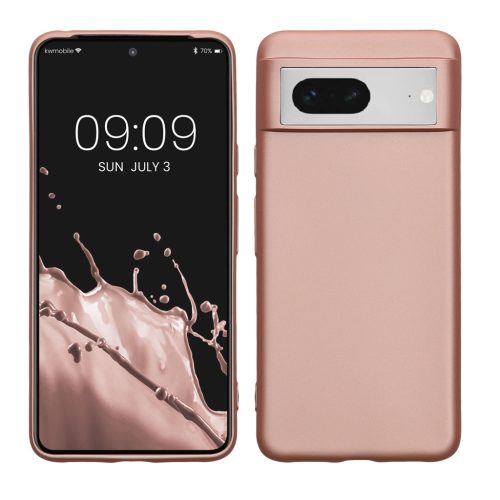 Kwmobile Google Pixel 8 tok, rózsaszín, szilikon, 61857.31