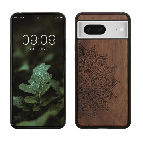 Kwmobile Google Pixel 8 tok, barna, fa/szilikon, 61875.01
