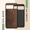 Kwmobile Google Pixel 8 tok, barna, fa/szilikon, 61875.01