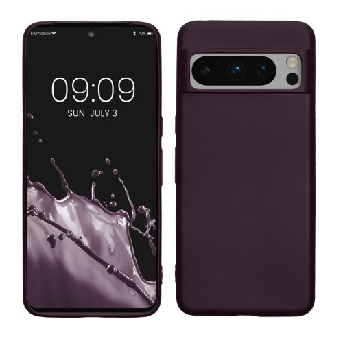 Kwmobile Google Pixel 8 Pro tok, sötétlila, szilikon, 61858.115