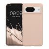 Kwmobile Google Pixel 8 tok, krémszínű, szilikon, 61855.225