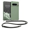 Kwmobile Google Pixel 8 Pro telefontok nyakpánttal, világoszöld, szilikon, 61868.172