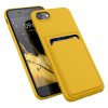 Kwmobile tok Apple iPhone SE (2022)/iPhone SE (2020)/iPhone 8 készülékhez, sárga, szilikon, 55117.165