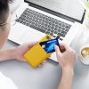 Kwmobile tok Apple iPhone SE (2022)/iPhone SE (2020)/iPhone 8 készülékhez, sárga, szilikon, 55117.165