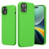 Kwmobile Apple iPhone 15 tok, zöld, szilikon, 61953.159