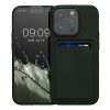 Kwmobile Apple iPhone 15 Pro tok, sötétzöld, szilikon, 62019.8