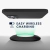 Kwmobile tok Apple iPhone 15 Pro Max-hoz, fekete, szilikon, 61956.01