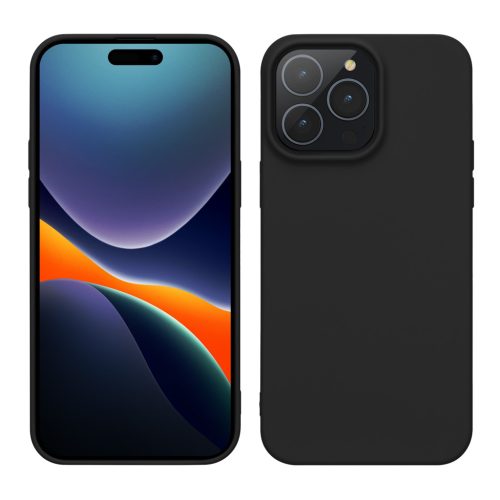 Kwmobile tok Apple iPhone 15 Pro készülékhez, fekete, szilikon, 61959.47