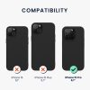 Kwmobile tok Apple iPhone 15 Pro készülékhez, fekete, szilikon, 61959.47