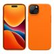 Kwmobile tok Apple iPhone 15 Plus-hoz, narancssárga, szilikon, 61954.15