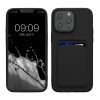 Kwmobile tok Apple iPhone 15 Pro Max-hoz, fekete, szilikon, 62020.01