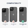Kwmobile tok Apple iPhone 15 Pro Max készülékhez, fekete/átlátszó, polikarbonát, 61964.01