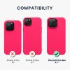 Kwmobile tok Apple iPhone 15 Pro Max-hoz, rózsaszín, szilikon, 61956.77