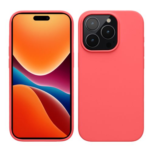 Kwmobile tok Apple iPhone 15 Pro Max-hoz, rózsaszín, szilikon, 61956.103