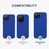 Kwmobile Apple iPhone 15 Plus tok, kék, szilikon, 61958.134
