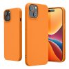 Kwmobile Apple iPhone 15 tok, narancssárga, szilikon, 61957.15
