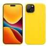 Kwmobile tok Apple iPhone 15-höz, sárga, szilikon, 61953.165