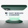 Kwmobile tok Apple iPhone 15 Pro Max-hoz, zöld, szilikon, 61956.166