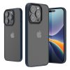 Kwmobile Apple iPhone 15 Pro tok, kék/átlátszó, polikarbonát, 61963.17