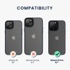 Kwmobile Apple iPhone 15 Pro tok, kék/átlátszó, polikarbonát, 61963.17
