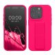 Kwmobile tok Apple iPhone 15 Pro készülékhez, rózsaszín, szilikon, 62015.77