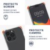 Kwmobile tok nyakpánttal Apple iPhone 15 Pro készülékhez, átlátszó/arany, szilikon, 62031.21