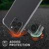 Kwmobile tok nyakpánttal Apple iPhone 15 Pro készülékhez, átlátszó/arany, szilikon, 62031.21