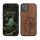Kwmobile tok Apple iPhone 15 Plus-hoz, barna, fa/szilikon, 62012.01