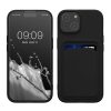 Kwmobile Apple iPhone 15 tok, fekete, szilikon, 62017.01