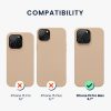 Kwmobile tok Apple iPhone 15 Pro Max-hoz, rózsaszín, szilikon, 61956.154