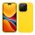 Kwmobile tok Apple iPhone 15 Pro készülékhez, sárga, szilikon, 61955.165
