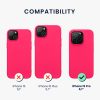 Kwmobile tok Apple iPhone 15 Pro készülékhez, rózsaszín, szilikon, 61955.77