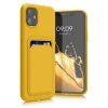 Kwmobile tok Apple iPhone 11-hez, sárga, szilikon, 55114.165