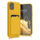 Kwmobile tok Apple iPhone 11-hez, sárga, szilikon, 55114.165