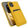 Kwmobile tok Apple iPhone 11-hez, sárga, szilikon, 55114.165