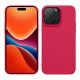 Kwmobile tok Apple iPhone 15 Pro készülékhez, rózsaszín, szilikon, 61959.77