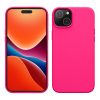 Kwmobile tok Apple iPhone 15 Plus-hoz, rózsaszín, szilikon, 61954.77