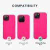 Kwmobile tok Apple iPhone 15 Plus-hoz, rózsaszín, szilikon, 61954.77