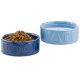 Set 2 castroane Navaris pentru caini, 700 ml, ceramica, lavabile, albastru, NAV000025VC001C
