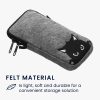Kwmobile univerzális telefontok, XL méretű - 6,8 hüvelykes, szürke/fekete, textil, KWM000016AK017C