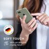 Kwmobile tok Google Pixel 3a XL telefonhoz, zöld, szilikon, KWM0000118J006C