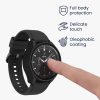 2 db Kwmobile tok készlet biztonsági üveggel Samsung Galaxy Watch 6-hoz, fekete/átlátszó, műanyag, KWM000024TC001C