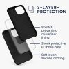 Kwmobile tok Apple iPhone 13 Minihez, fekete, szilikon, KWM000013OU053C